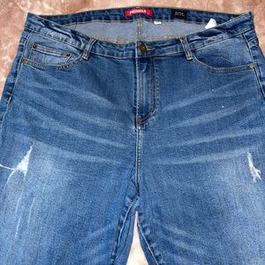 UnionBay Midrise Crop Kick Jeans